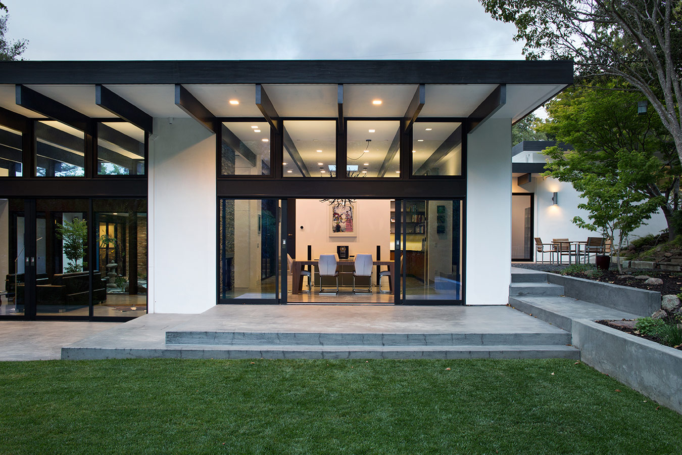 Modern Atrium House Klopf Architecture