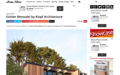 Home Adore featured our San Francisco Eichler Remodel