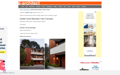 e-architect featured our San Francisco Eichler Remodel