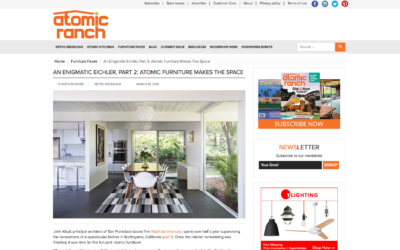 Atomic Ranch featured our Double Gable Eichler Remodel