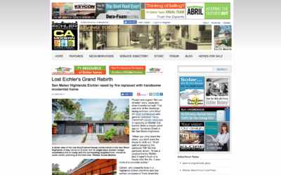 Eichler Network Featured our San Mateo New House