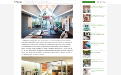 Houzz featured our Double Gable Eichler Remodel