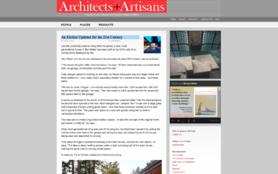 Architects and Artisans featured our Glass Wall House