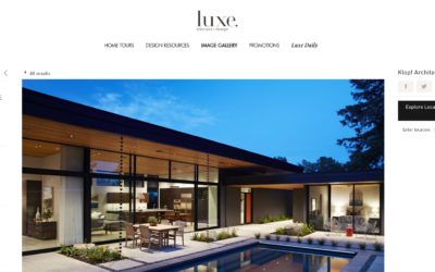 Luxe features our Glass Wall House