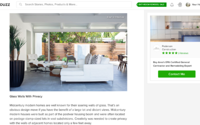 Houzz features our Truly Open Eichler Remodel
