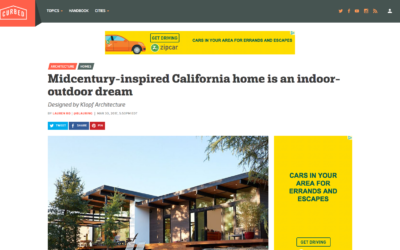 Curbed features our Sacramento Modern New Residence