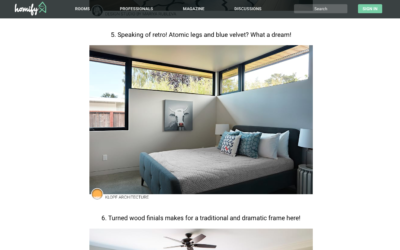Homify features our Glass Wall House