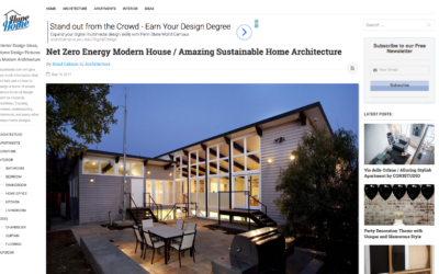 Hupe Home features our Net Zero Energy House