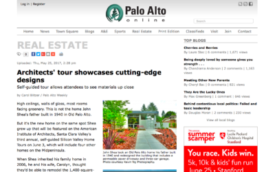 Palo Alto Online features our Mountain View Double Gable Remodel on the AIA Silicon Valley Home Tour