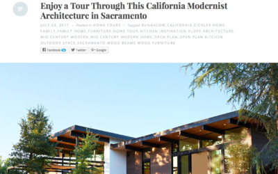 Nonagon Style features our Sacramento New Residence