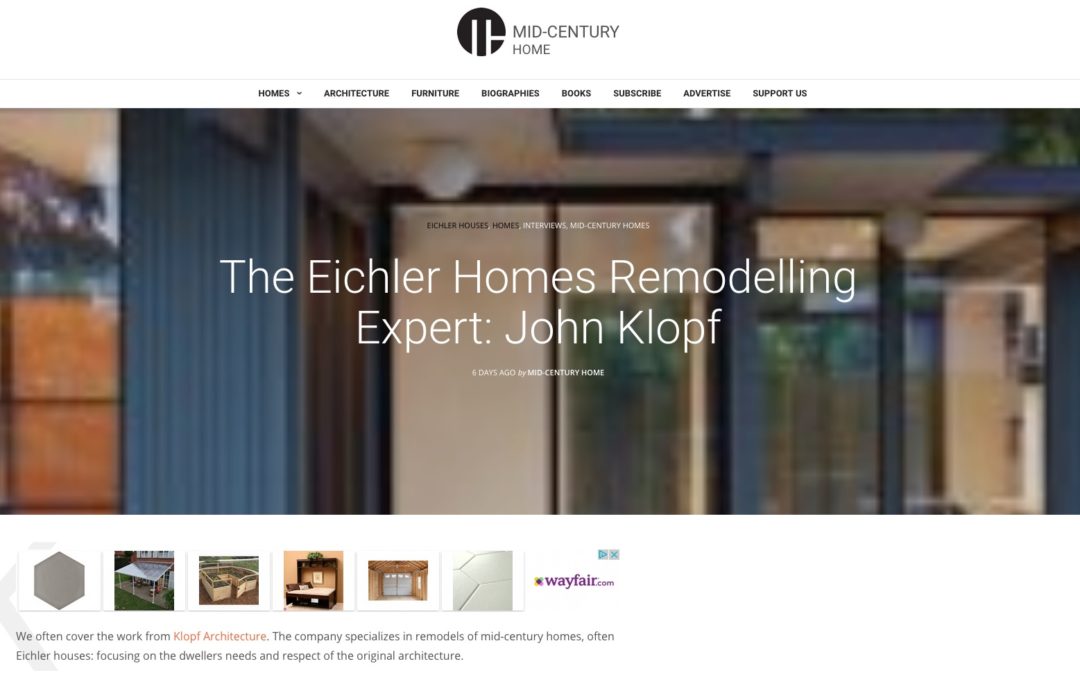 Mid-Century Modern interview with John Klopf