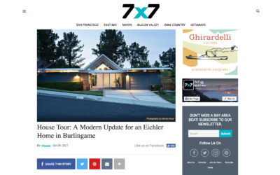 7×7 Magazine features our Double Gable Eichler Remodel