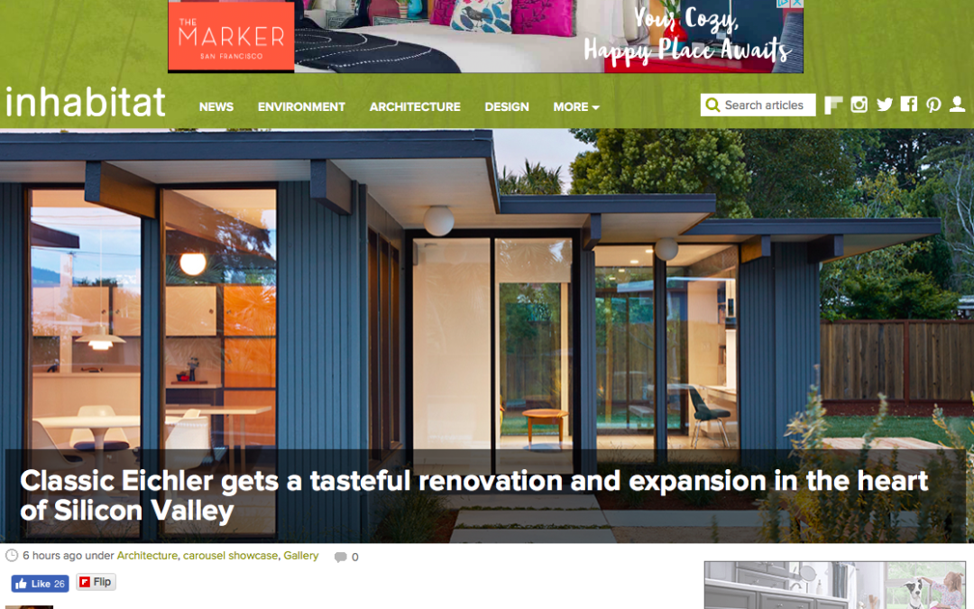 Inhabitat features our Mid-Mod Eichler Addition Remodel