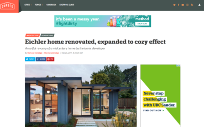 Curbed features our Mid-Mod Eichler Addition Remodel