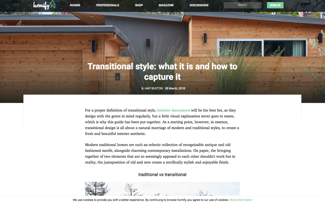 Homify features our San Carlos Mid Century Modern Remodel
