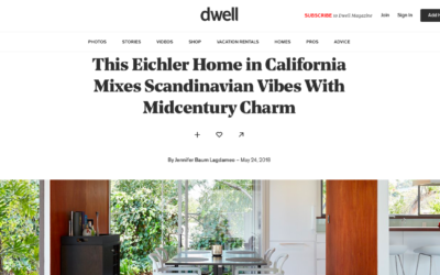 Dwell features our Burlingame Eichler Remodel