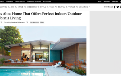 Design Milk features our Los Altos New Residence