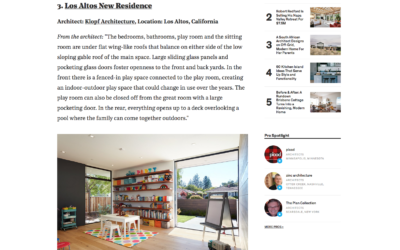Dwell features our Los Altos New Residence