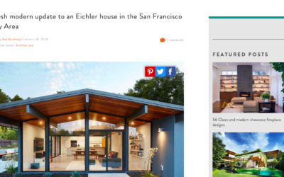 One Kindesign features our Palo Alto Eichler Remodel