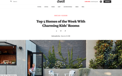 Dwell features our Los Altos New Residence