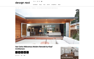 Design Raid features our San Carlos Midcentury Modern Remodel
