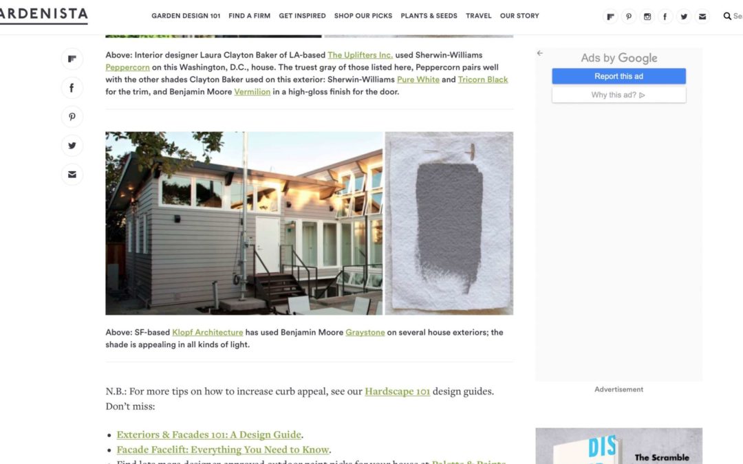 Gardenista features our Net Zero Energy House