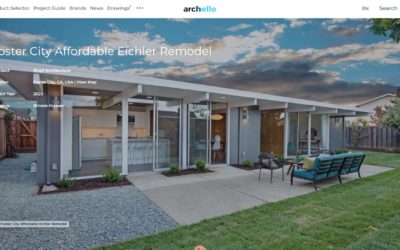 Archello Features our Foster City Eichler Remodel