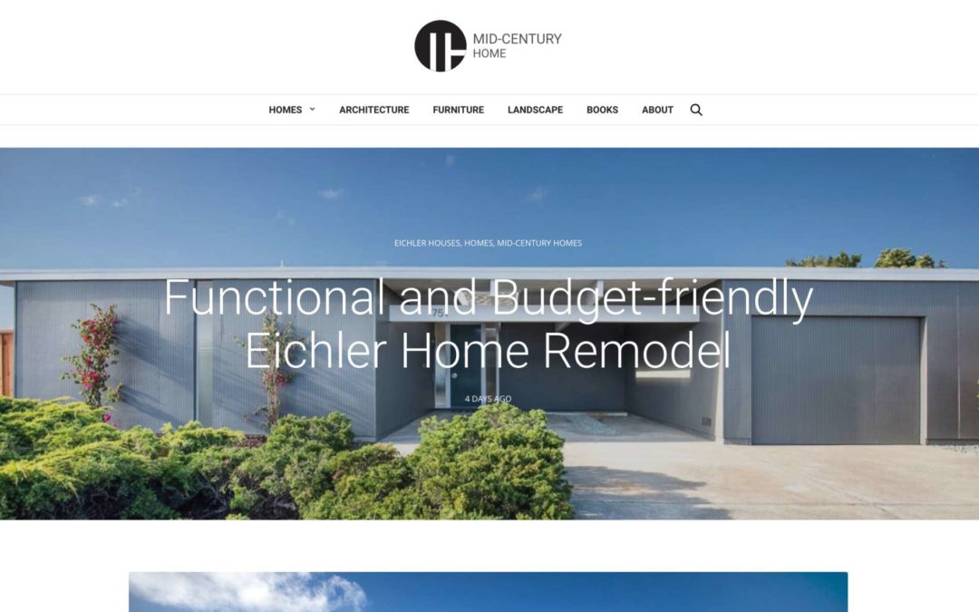 Mid Century Modern features our Foster City Affordable Eichler Remodel