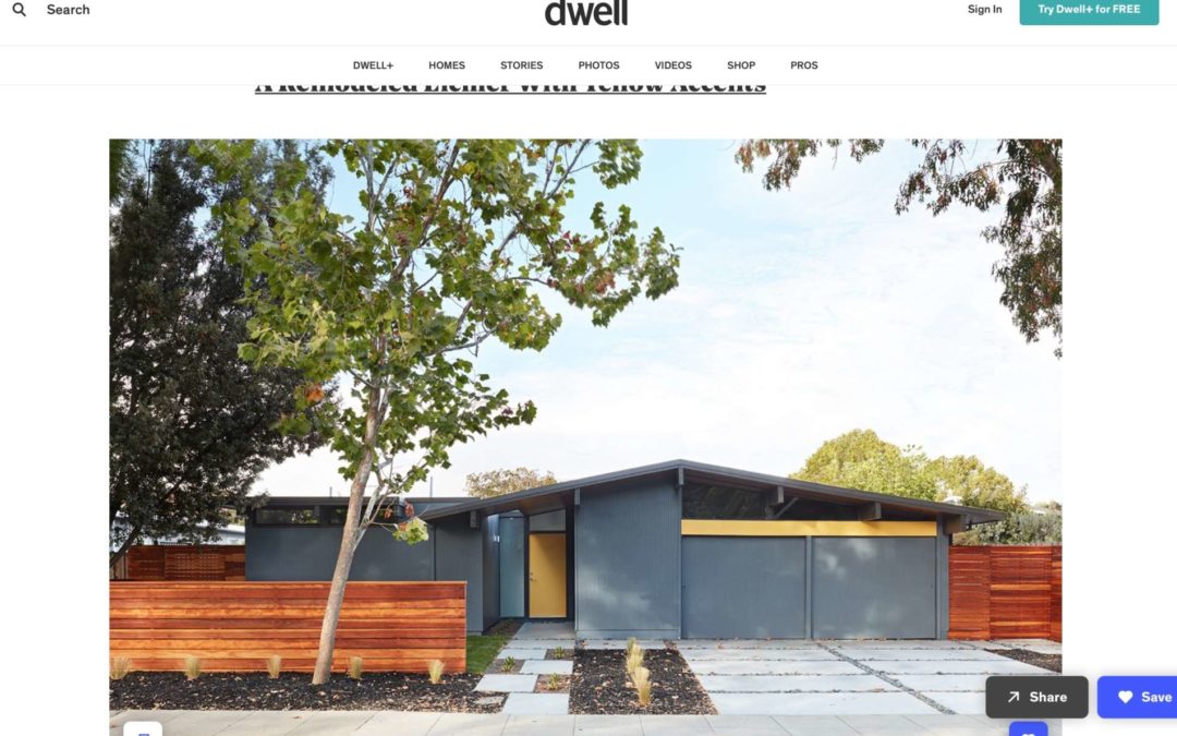 Dwell features our Palo Alto Eichler Remodel