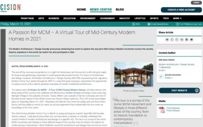 Klopf Architecture Participates in a Mid-Century Modern Home Virtual Tour
