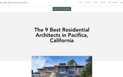 Home Builders Digest includes Klopf Architecture; The 9 Best Residential Architects in Pacifica, California