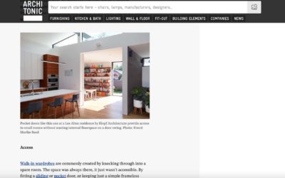 Architonic features our Los Altos New Residence