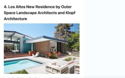 Futurist features our Los Altos New Residence