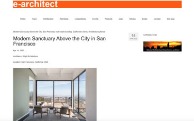 e-architect features our San Francisco Modern View House