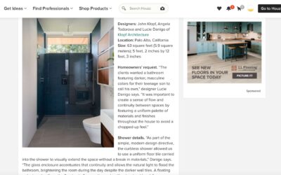 Houzz features our C-Through House