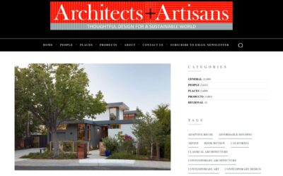 Architects and Artisans features our C-Through House